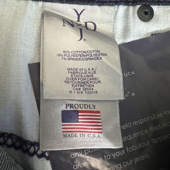 NWT NYDJ NOT YOUR DAUGHTERS JEANS Sz 16 Bootcut Slimming Jeans Blue Anniversary - Picture 10 of 10